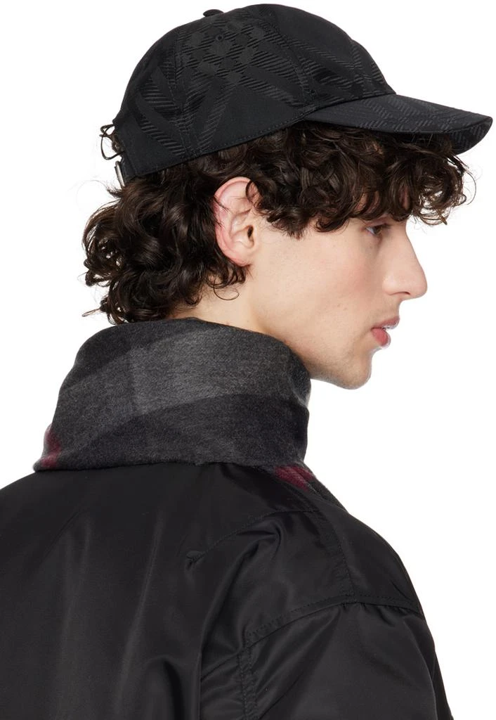 Burberry Black Check Baseball Cap 3