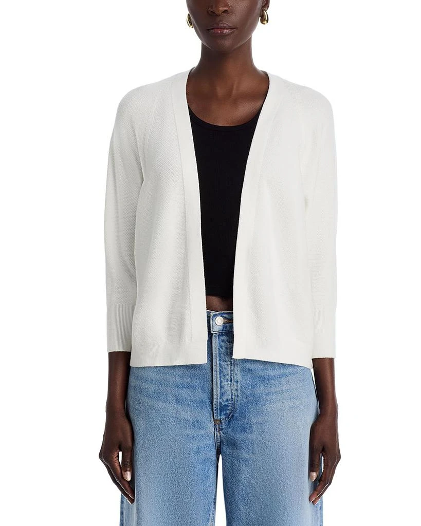 Sioni Waffle Knit Open Front Cardigan 6