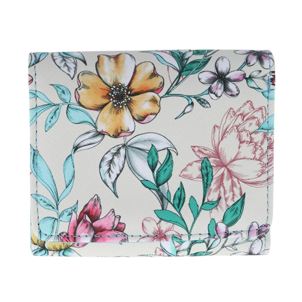 Buxton Women's Beautiful Nature Vegan Leather Medium Trifold 1