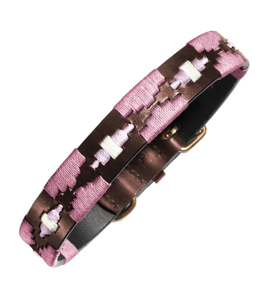 PAMPEANO Leather Flores Dog Collar (Small)