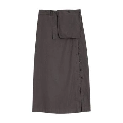 Lemaire Buttoned long skirt 1