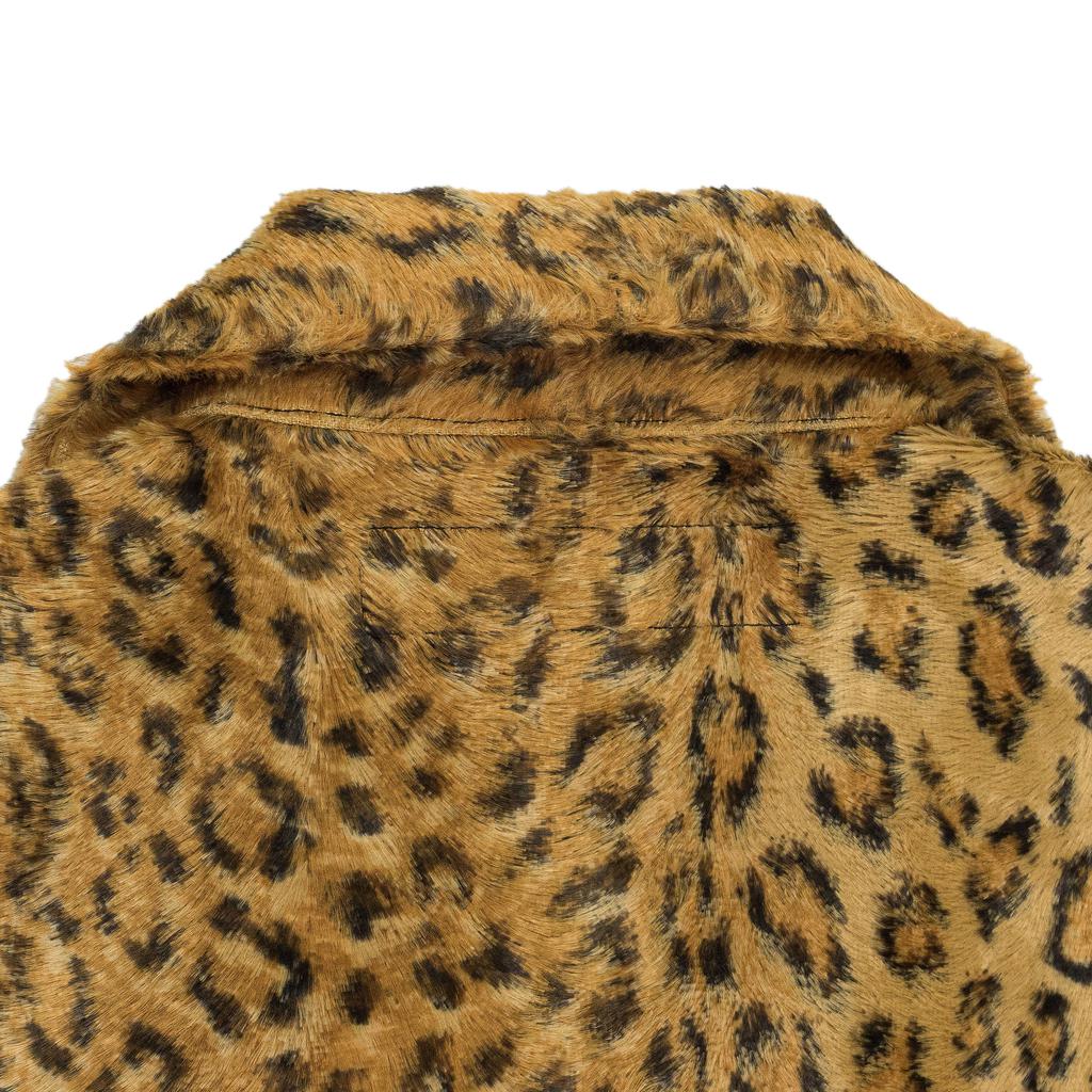 NEIGHBORHOOD LEOPARD FUR LS MULTI CASUAL BUTTON DOWN SHIRT