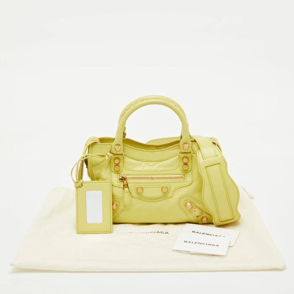 Balenciaga Balenciaga Yellow Leather Mini Classic City Bag 12