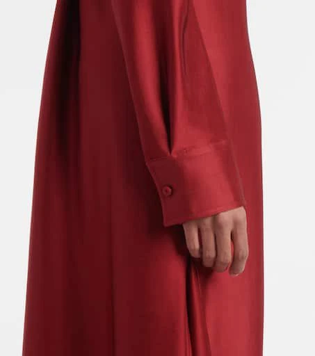 Jil Sander Satin shirt dress 5