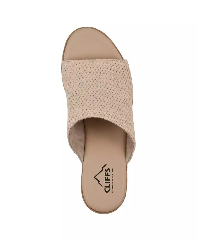 White Mountain Women's Biando Wedge Slip-On Sandals 4