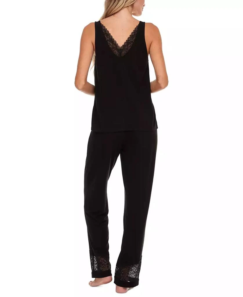 Flora Nikrooz Women's Franny Tank and Pajama Pants Set 2