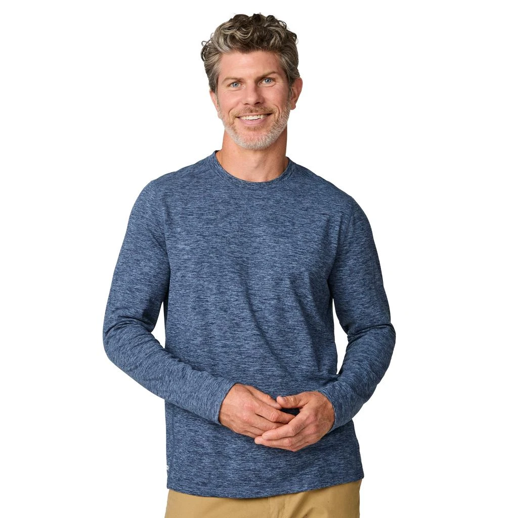 Free Country Men's FreeCycle Sueded Long Sleeve Crew Neck 4