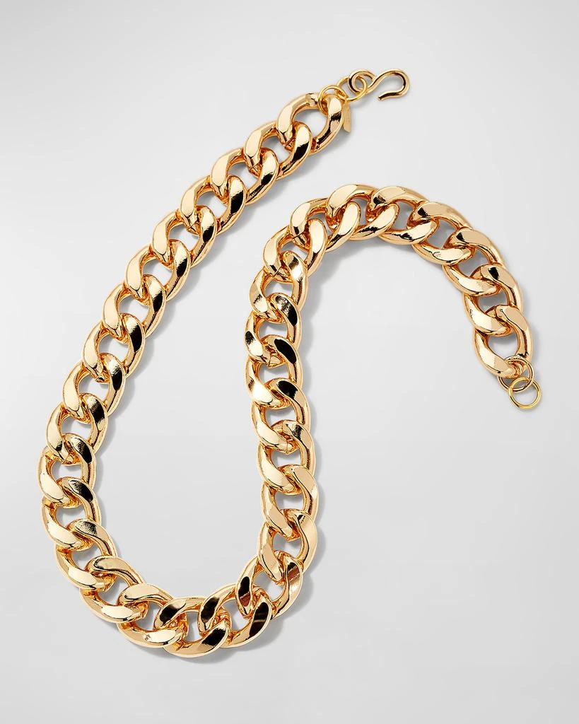 Kenneth Jay Lane Gold Link Necklace 3