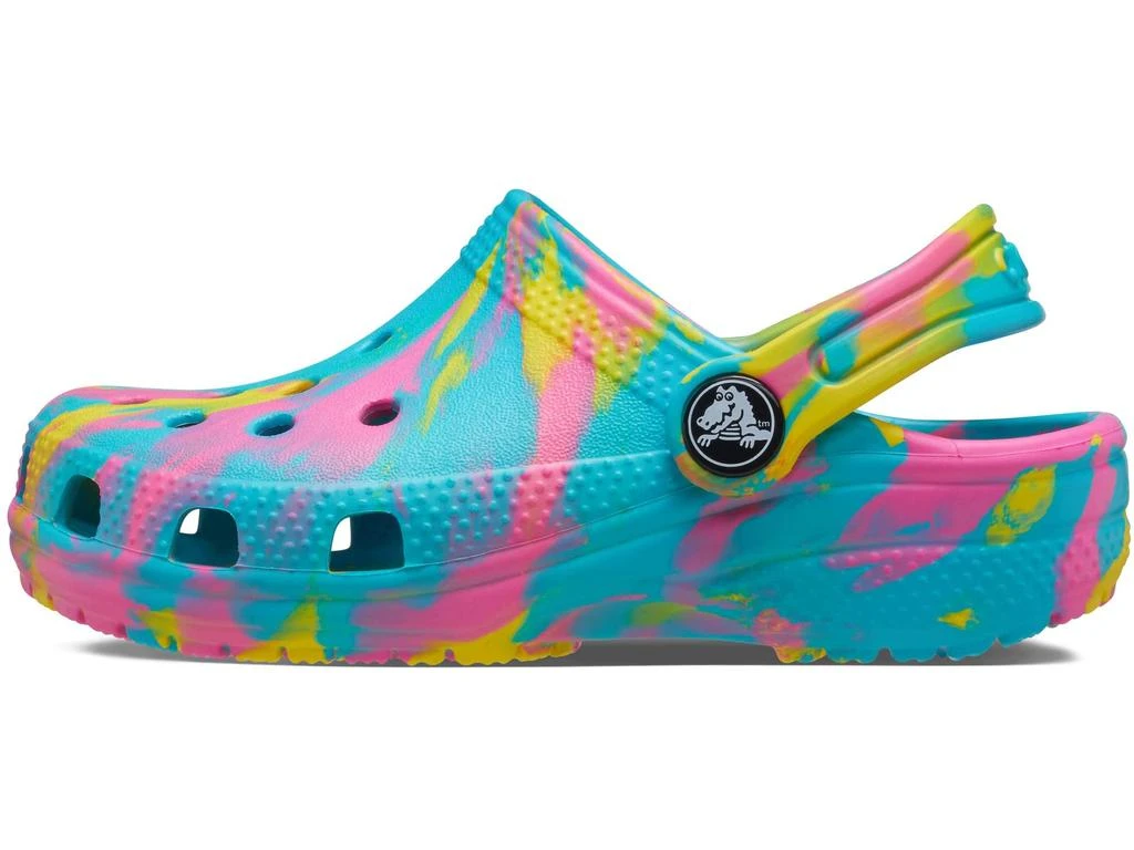 Crocs Classic Marbled Tie-Dye Clog (Toddler) 4