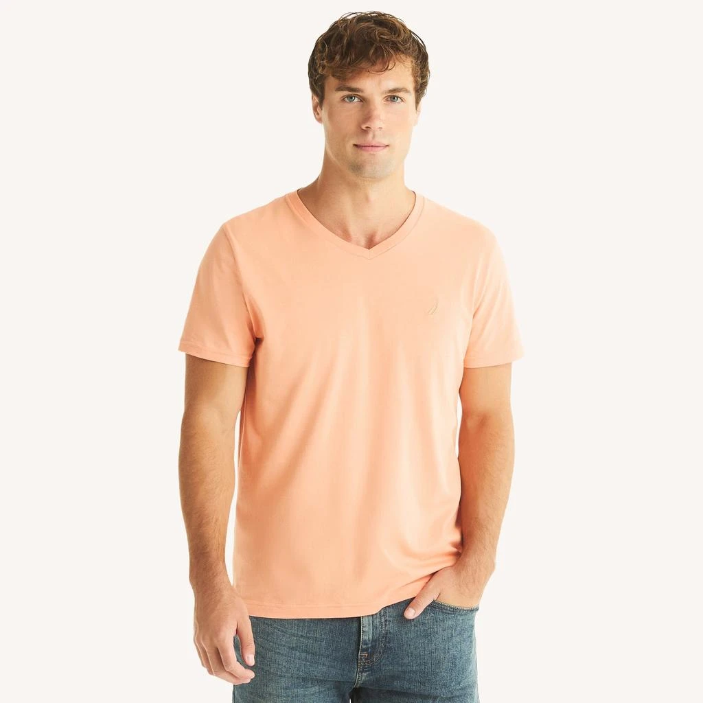 Nautica Mens Premium Cotton V-Neck T-Shirt 22
