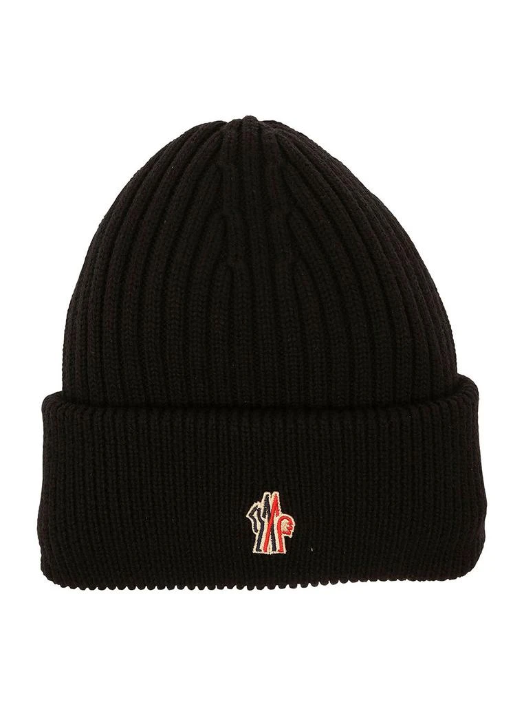 Moncler Moncler Grenoble Logo Embroidered Beanie 1