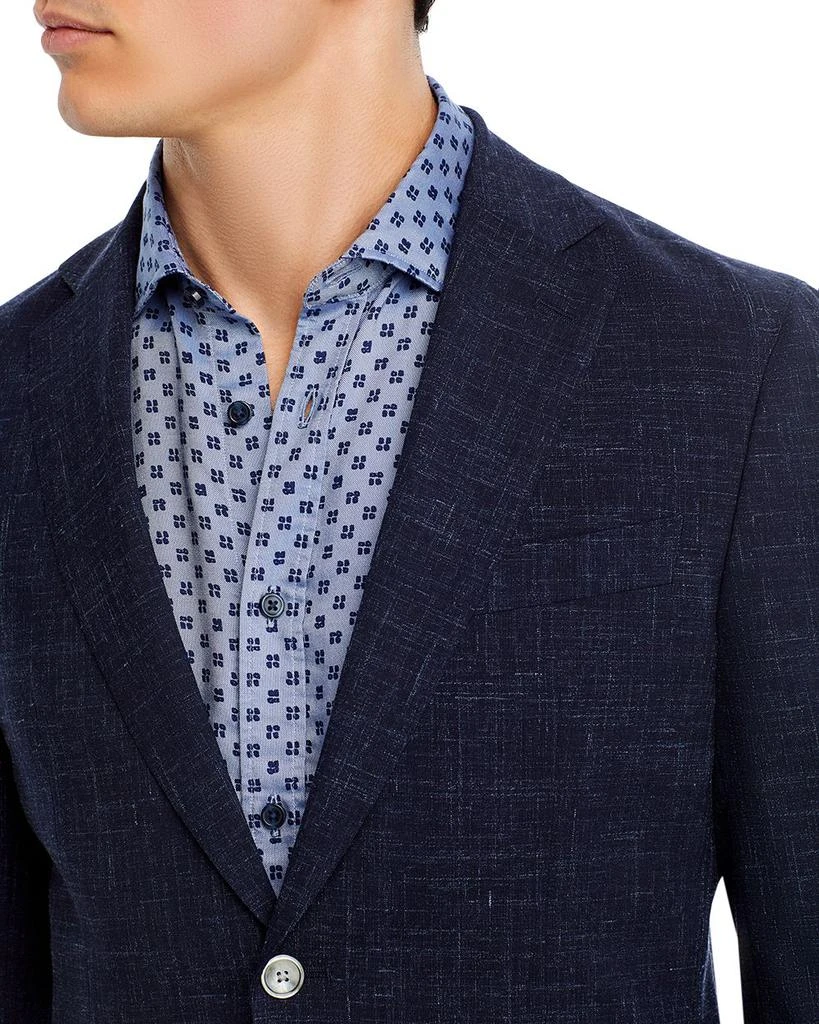Hugo Boss H-Huge Wool & Linen Melange Solid Slim Fit Suit 4