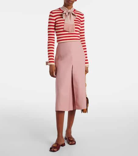 Valentino VLogo leather slides 3