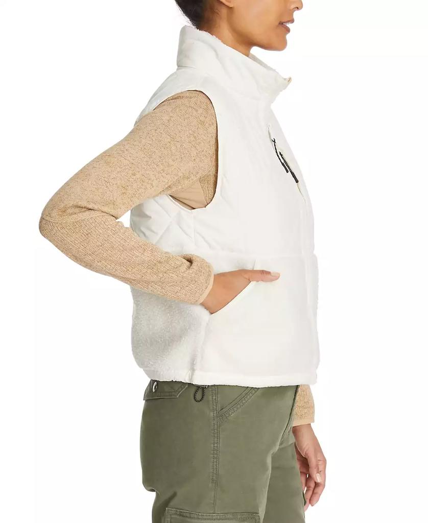 BASS OUTDOOR Women's Mixed-Media Zip-Front Campfire Vest