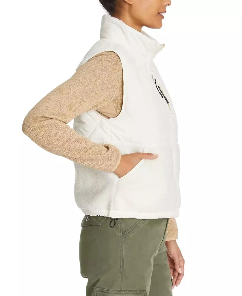 BASS OUTDOOR Women's Mixed-Media Zip-Front Campfire Vest 2