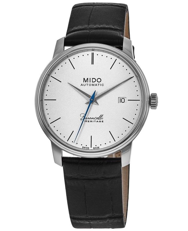 MIDO Mido Baroncelli Heritage Gent White Dial Leather Strap Men's Watch M027.407.16.010.00