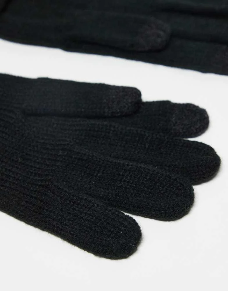Hunter Hunter Unisex beanie & glove gift set in black 2