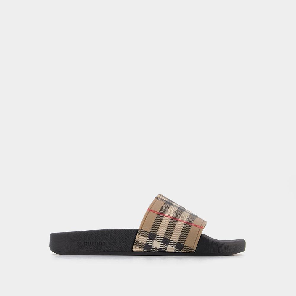 Burberry Burberry Lf Sdl Furley L Chk Slides