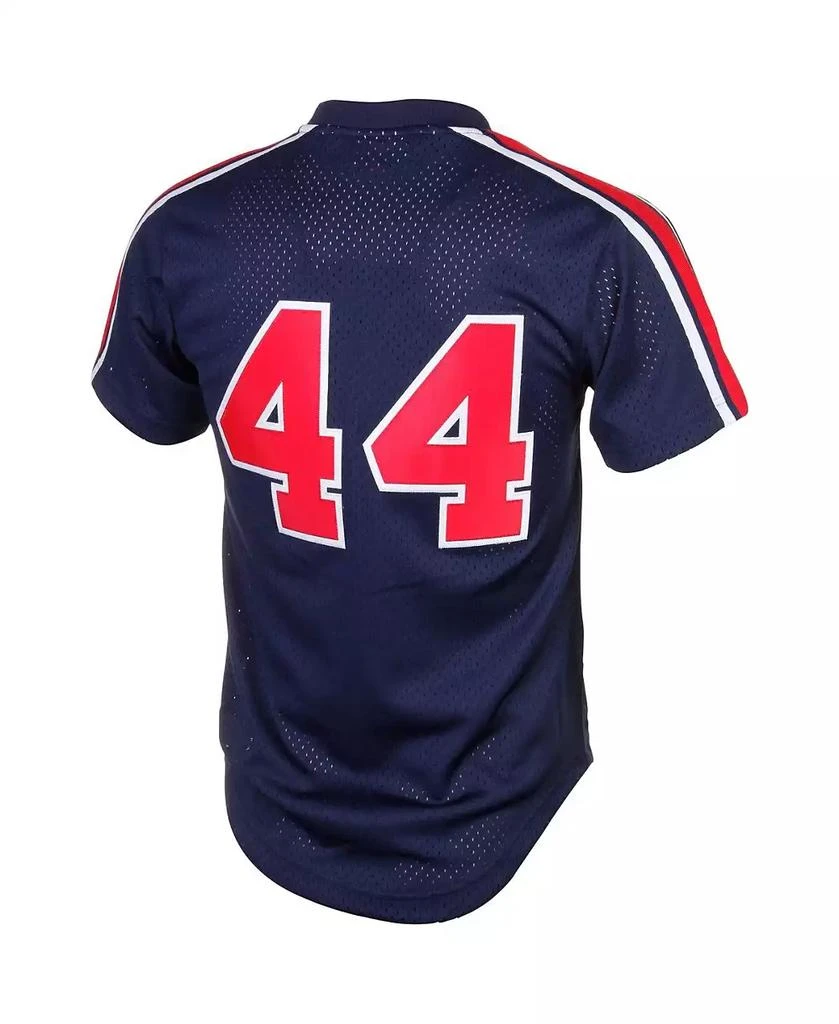 Mitchell & Ness Men's Reggie Jackson Navy California Angels Cooperstown Mesh Batting Practice Jersey 3