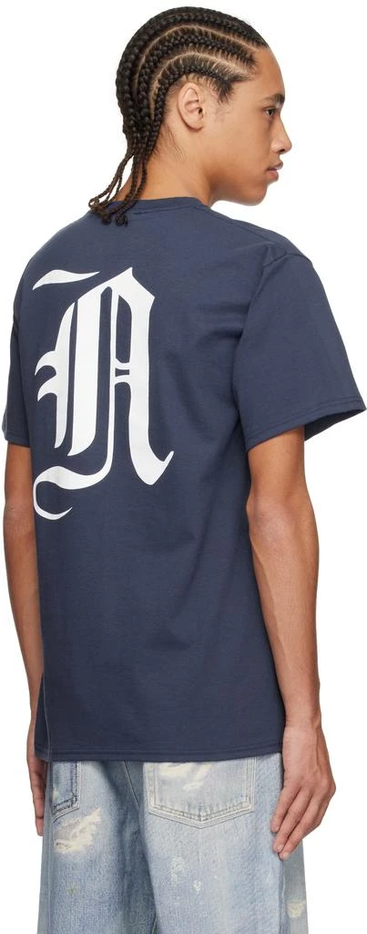 Noah Navy Gothic 'N' T-shirt 3