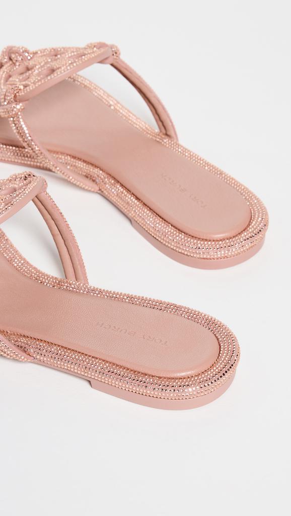 【Tory Burch】MILLER PAVE KNOTTED サンダル〈Malva〉 miller-pavé-knotted-sandal-