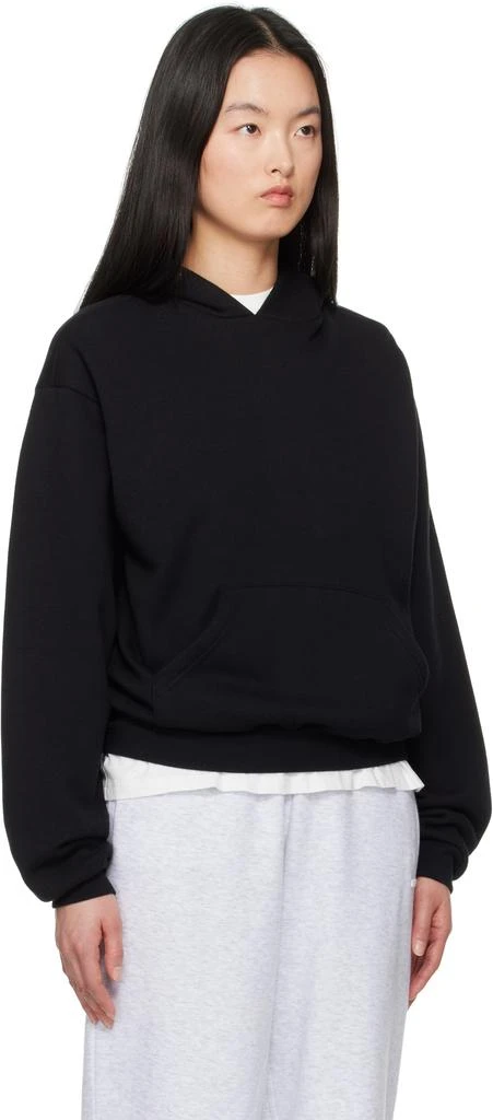 SKIMS Black Cotton Fleece Classic Hoodie 2