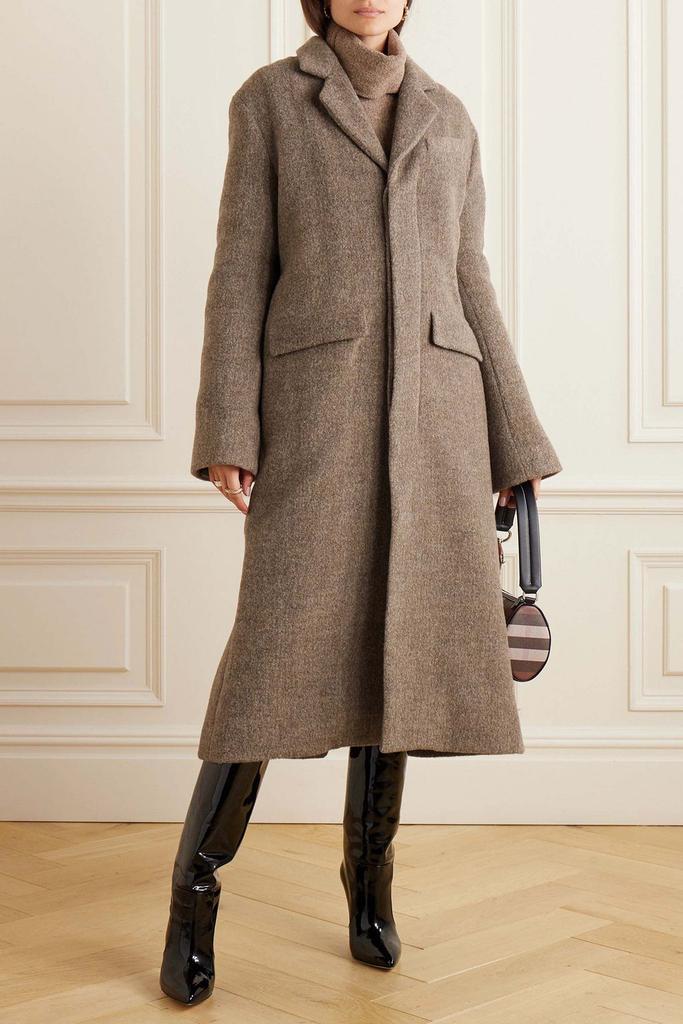 GAUCHERE Llama wool-blend coat