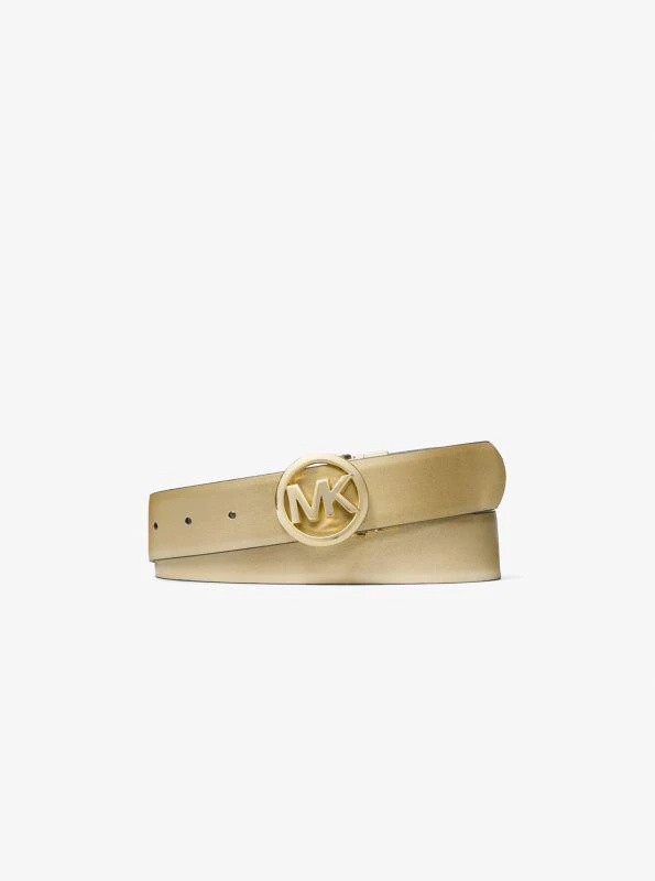 Michael Kors Reversible Logo and Smooth Belt 1