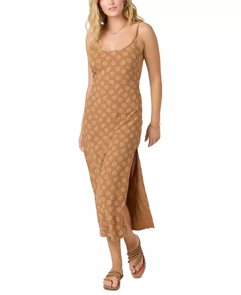O'Neill Juniors' Elyse Side-Slit Midi Dress 1