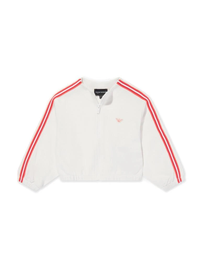 Emporio Armani Emporio Armani Kids Eagle-Appliqué Zipped Jacket