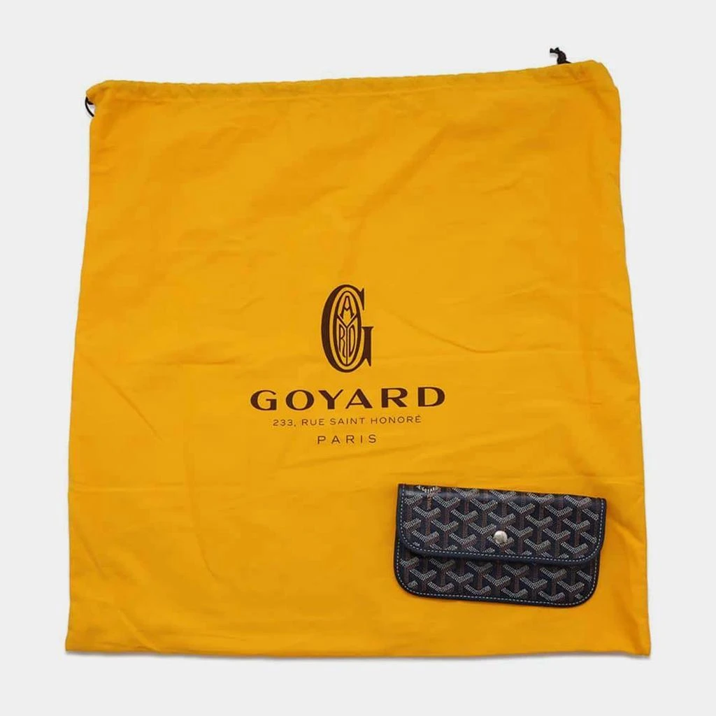 Goyard Goyard Navy Blue Canvas Leather Saint Louis PM Bag 7