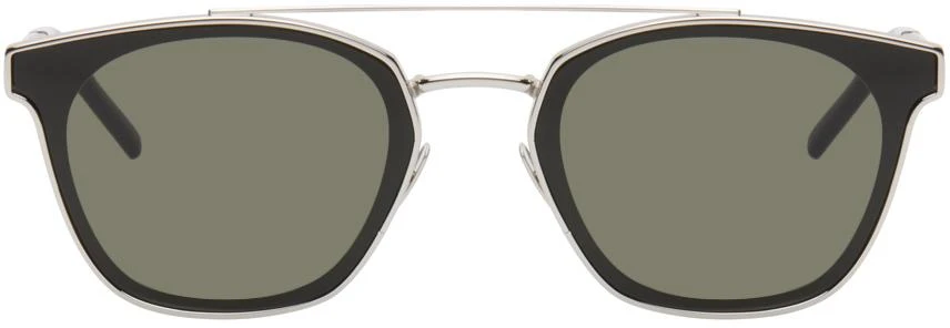 Yves Saint Laurent Silver SL 28 Metal Sunglasses 1