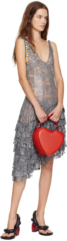 YUME YUME Black & Red Love Heeled Sandals 5