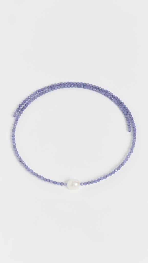 Jia Jia 14k Tanzanite Pearl Collar