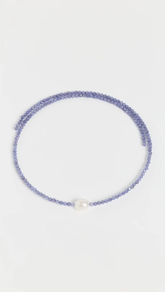 Jia Jia 14k Tanzanite Pearl Collar 1