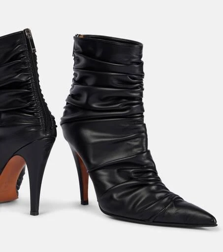 Alexander McQueen Ruched ankle boots 5