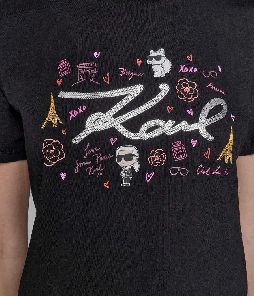 Karl Lagerfeld Paris KARL SCRIPT WHIMSY TEE 6