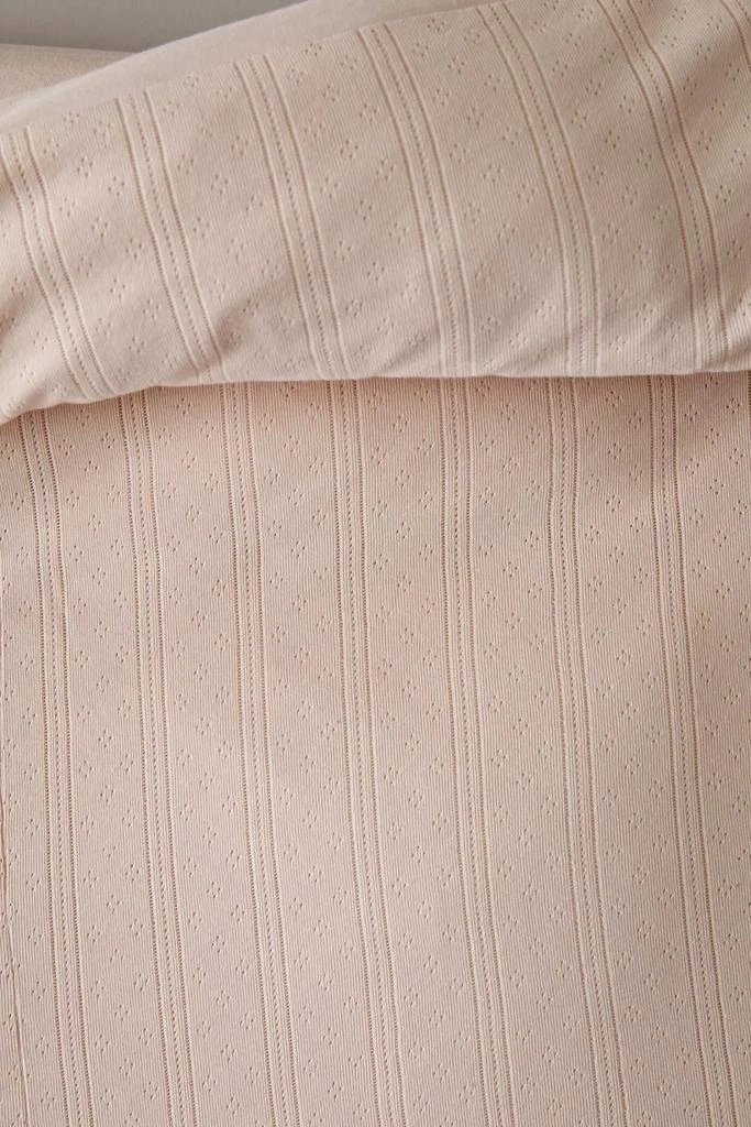 Urban Outfitters Pointelle Jersey Duvet Cover 4