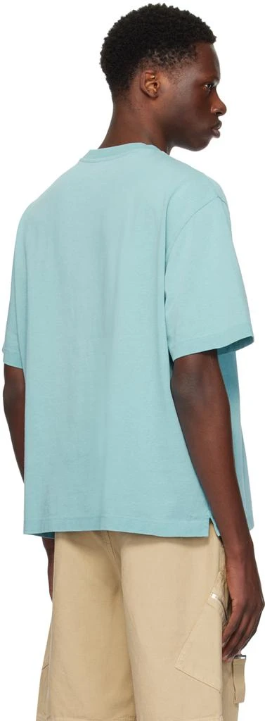 Maison Kitsune Blue Sunrise Tag T-Shirt 3