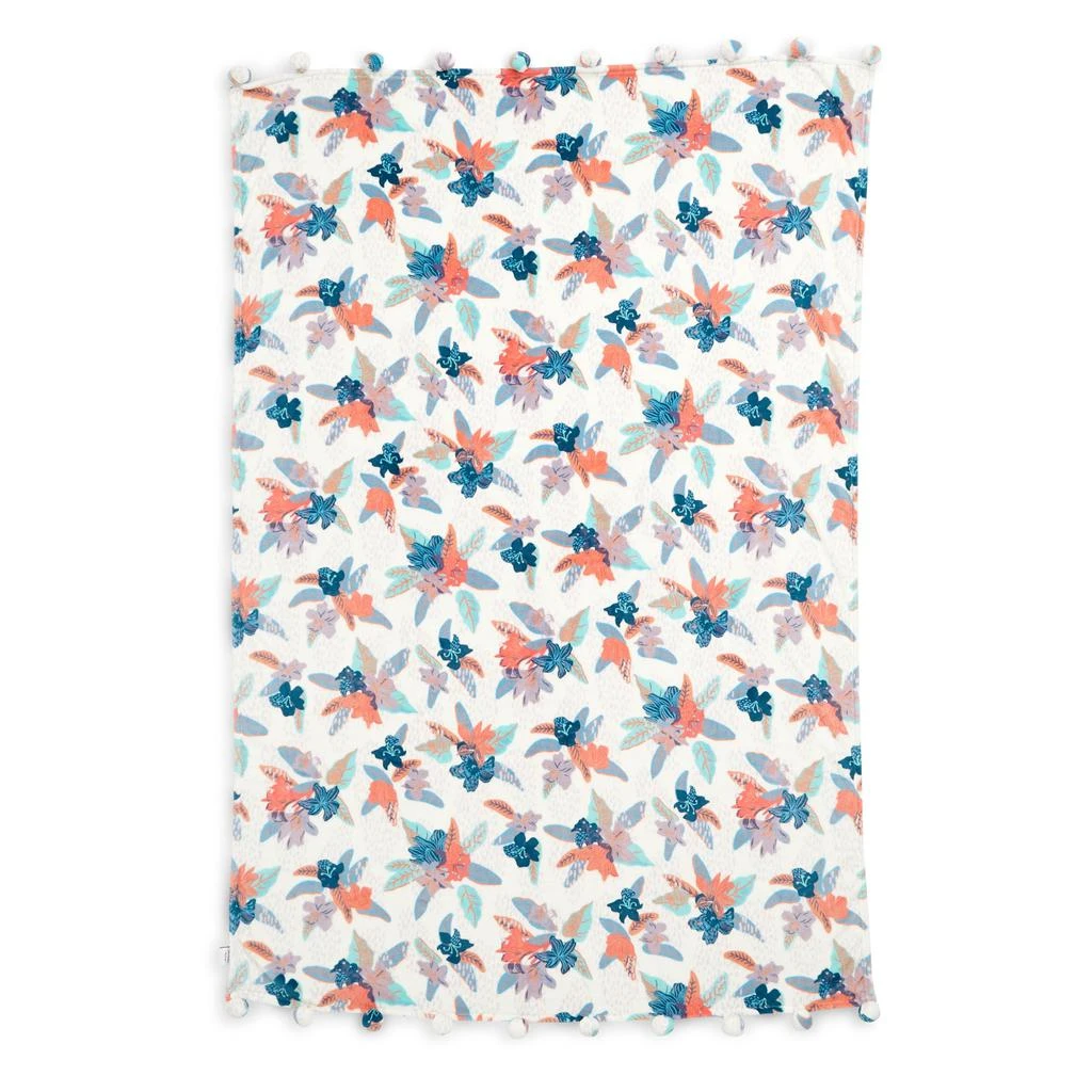 Vera Bradley Outlet Whimsy Pom Fleece Throw Blanket 2