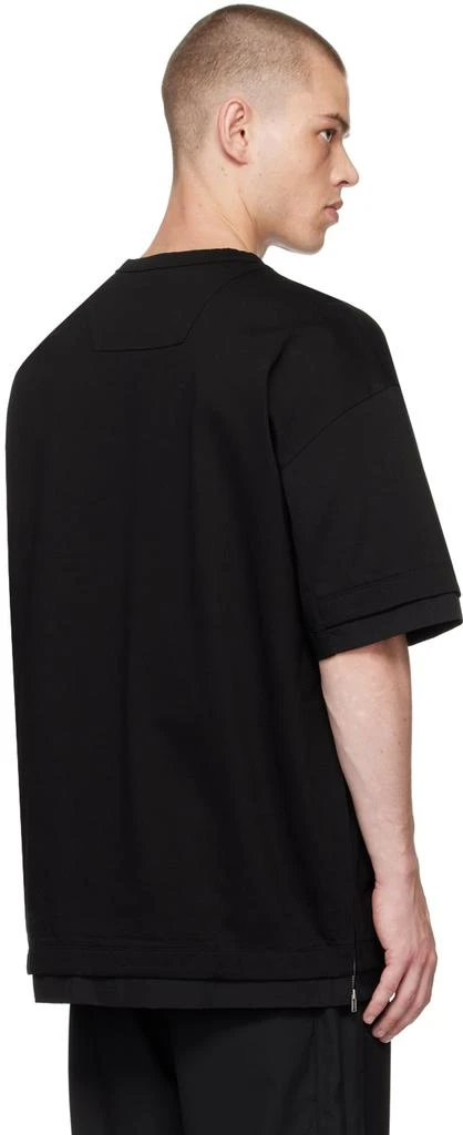 Juun.J Black Layered T-Shirt 3