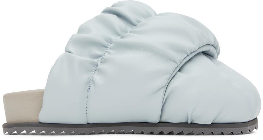 YUME YUME SSENSE Exclusive Blue Tent Mules