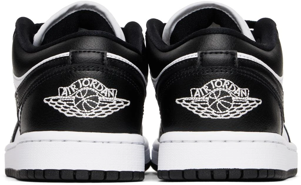 Jordan White & Black Air Jordan 1 Low Sneakers 2