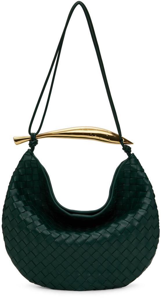 Bottega Veneta Spazzolato Leather Clutch Bag - Crossbody