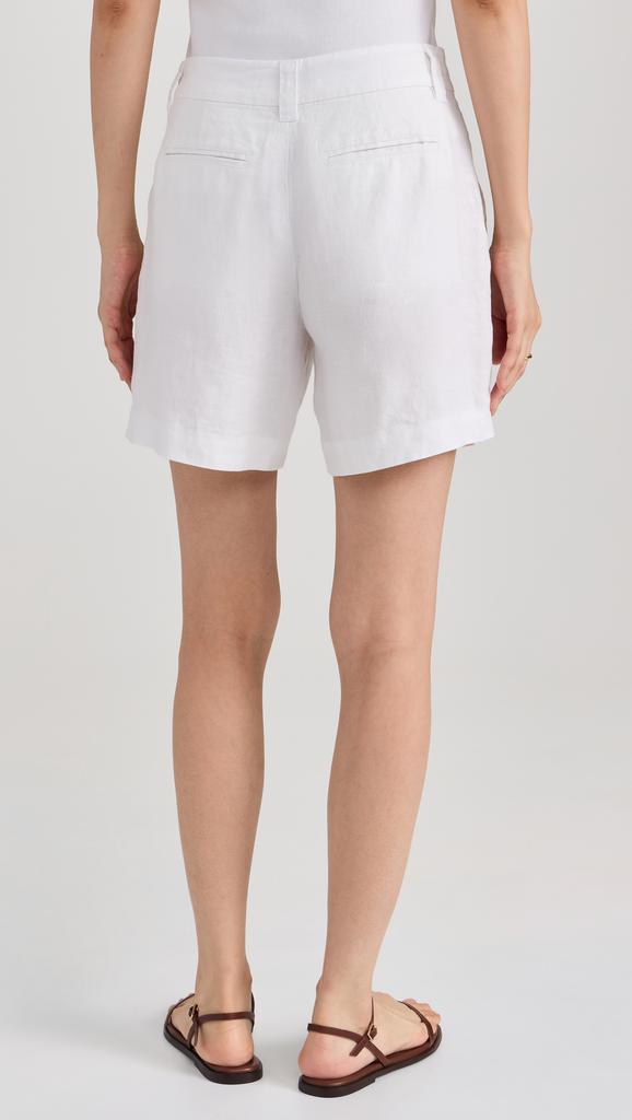 Alex Mill Jules Pleated Shorts In Linen