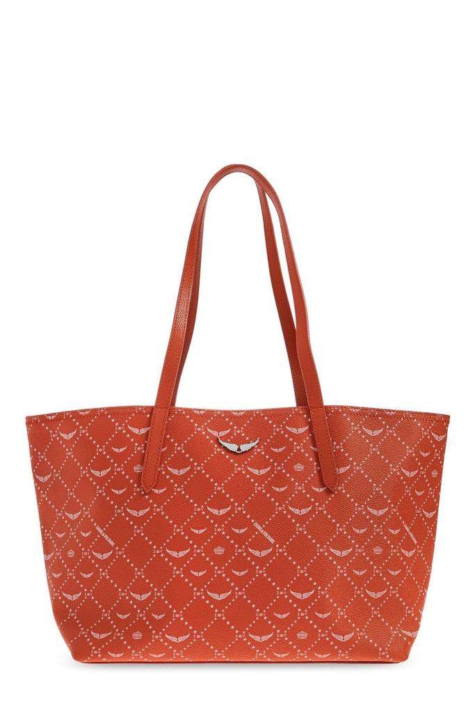 トートバッグ Z Xl Monogram Shopper Bag - Zadig & Voltaire - Synthetic - B Z Monogram XL Shopper Graffiti Tote Bag | Zadig&Voltaire