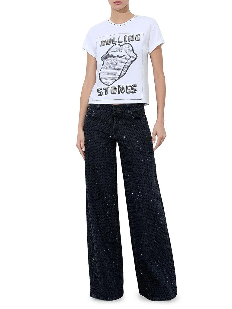 Alice + Olivia Berk Studded Rolling Stones T-Shirt 2