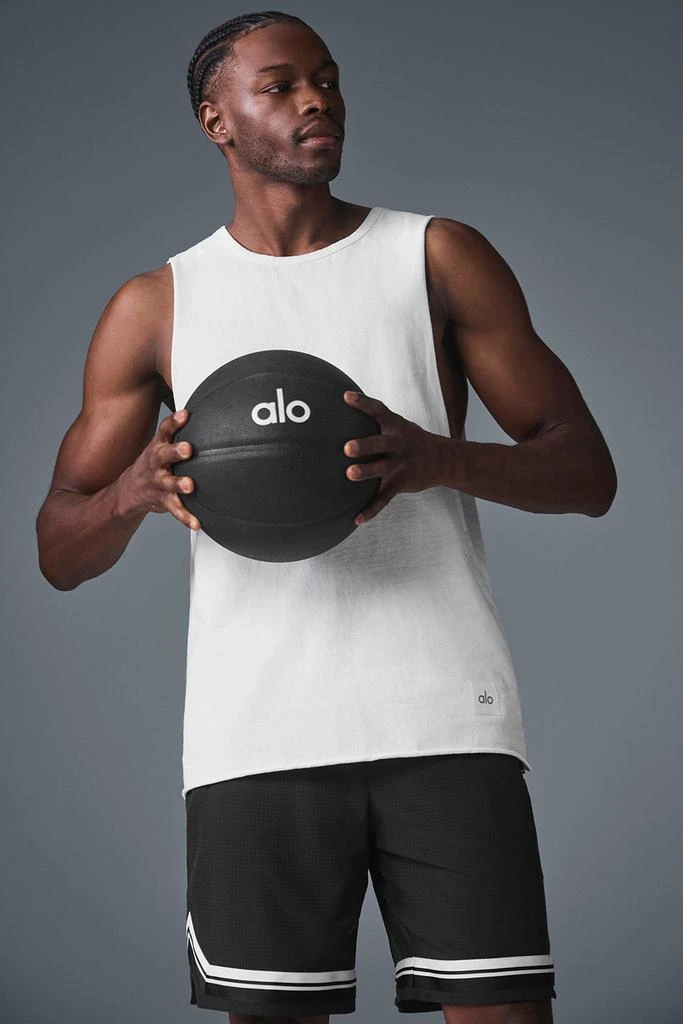 Alo Society Raw Edge Tank - White 5