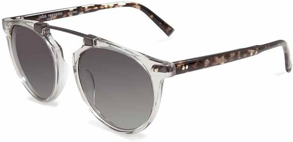 John Varvatos Men's Sjvv602 Sunglasses In Grey Crystal