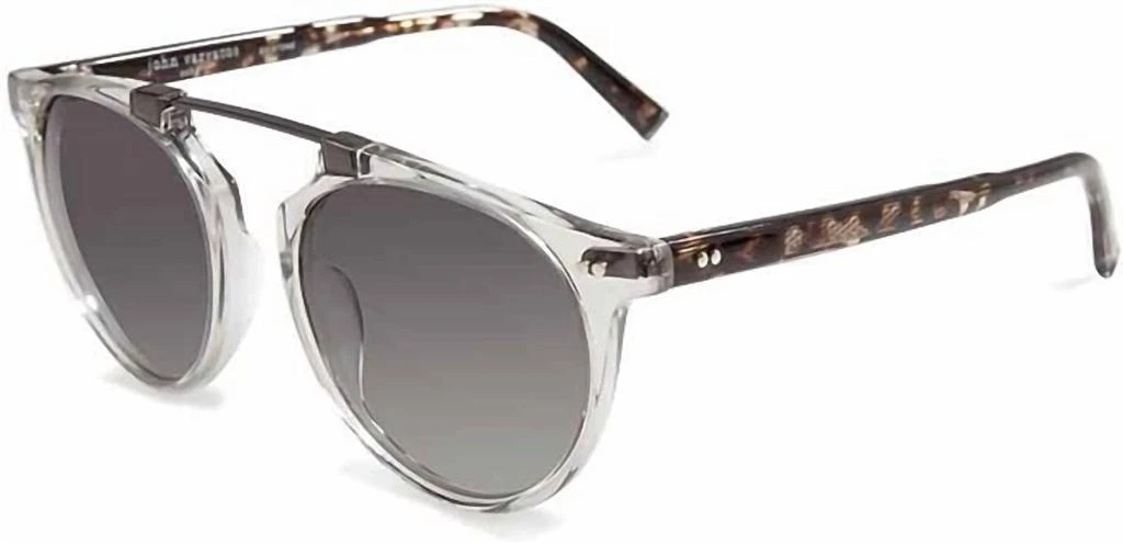 John Varvatos Men's Sjvv602 Sunglasses In Grey Crystal 1